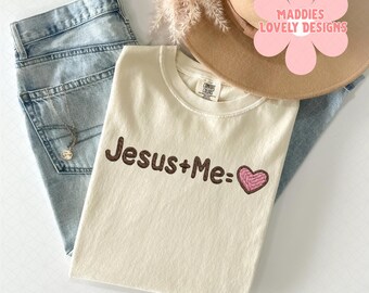 Jesús Me Love Crochet PNG, Diseño cristiano basado en la fe (Descarga digital)