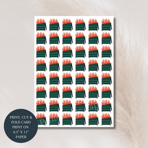 Biglietto vuoto stampabile Dumpster Fire / Carte stampabili divertenti / Download digitale / Divertente Dumpster Fire Card / Stampa e taglia carta / Carte di divorzio