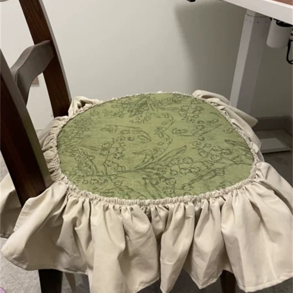 Ruffle Chair Cushion - Etsy