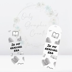 Reading Era UV DTF Bookmark Decal, Bookmark, Book, Reading, Decal, Marker, Clear, Transfer, Wrap, Read, Books, In My, Funny, Poet, Reader