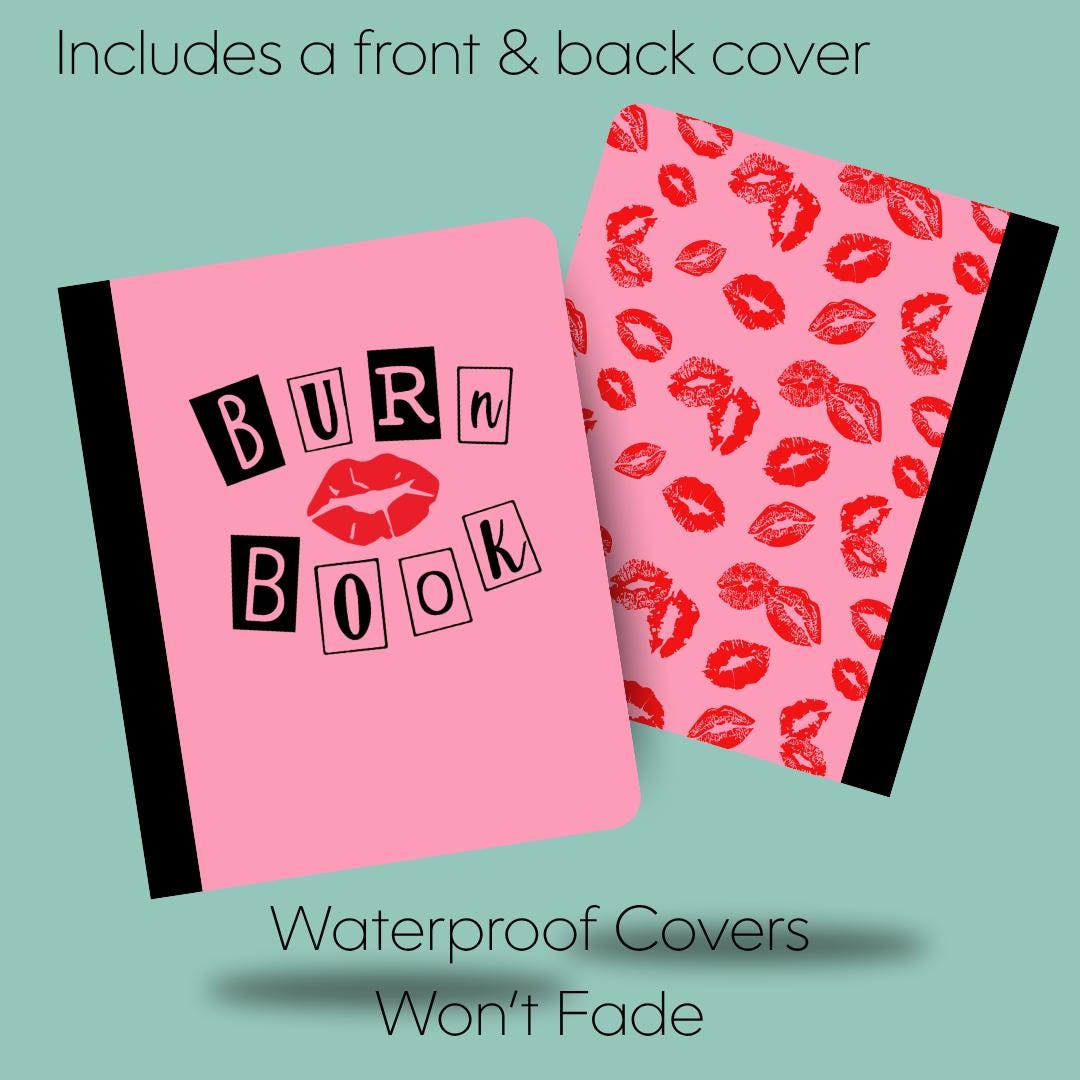 Burn Book Composition Notebook & Covers, School Supplies, Back to ...