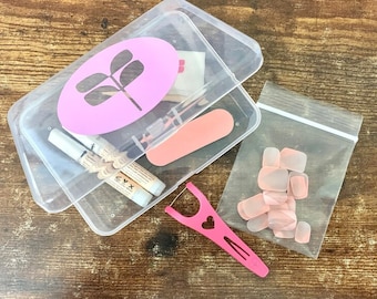 Red Aspen Emergency Nail Kit, Red Aspen Nail Organizer, Red Aspen, Nails, Gifts for Her, Emergency Kit, On the Go, Leaf, Cross, Travel Kit