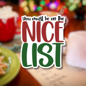 Nice List Happy Mail Stickers, Packaging Stickers, Happy Mail, Small Business, Sticker Sheet, Packaging Material, Nice List, Christmas