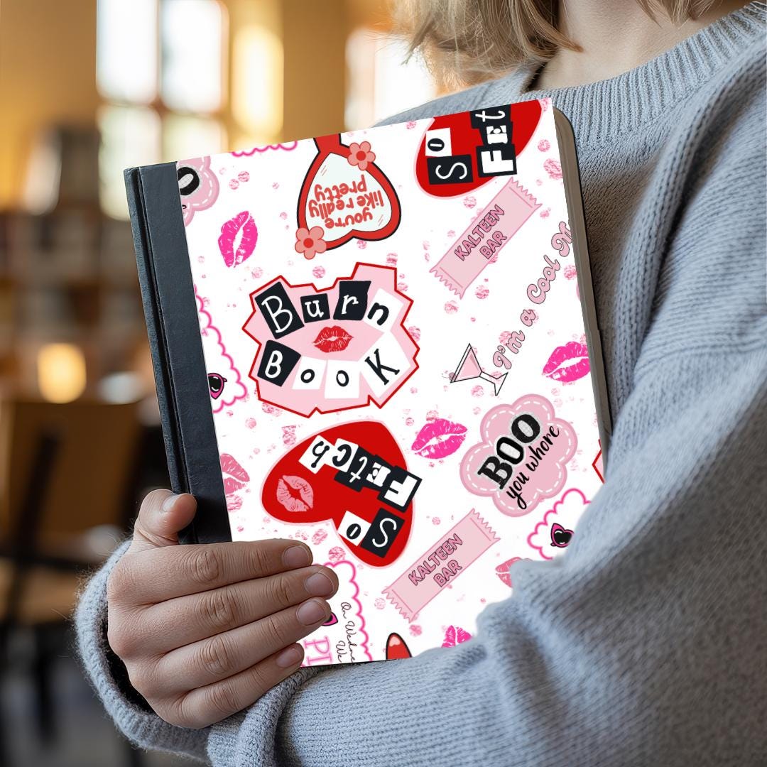 Burn Book Stickers Composition Notebook & Covers, School Supplies, Back ...