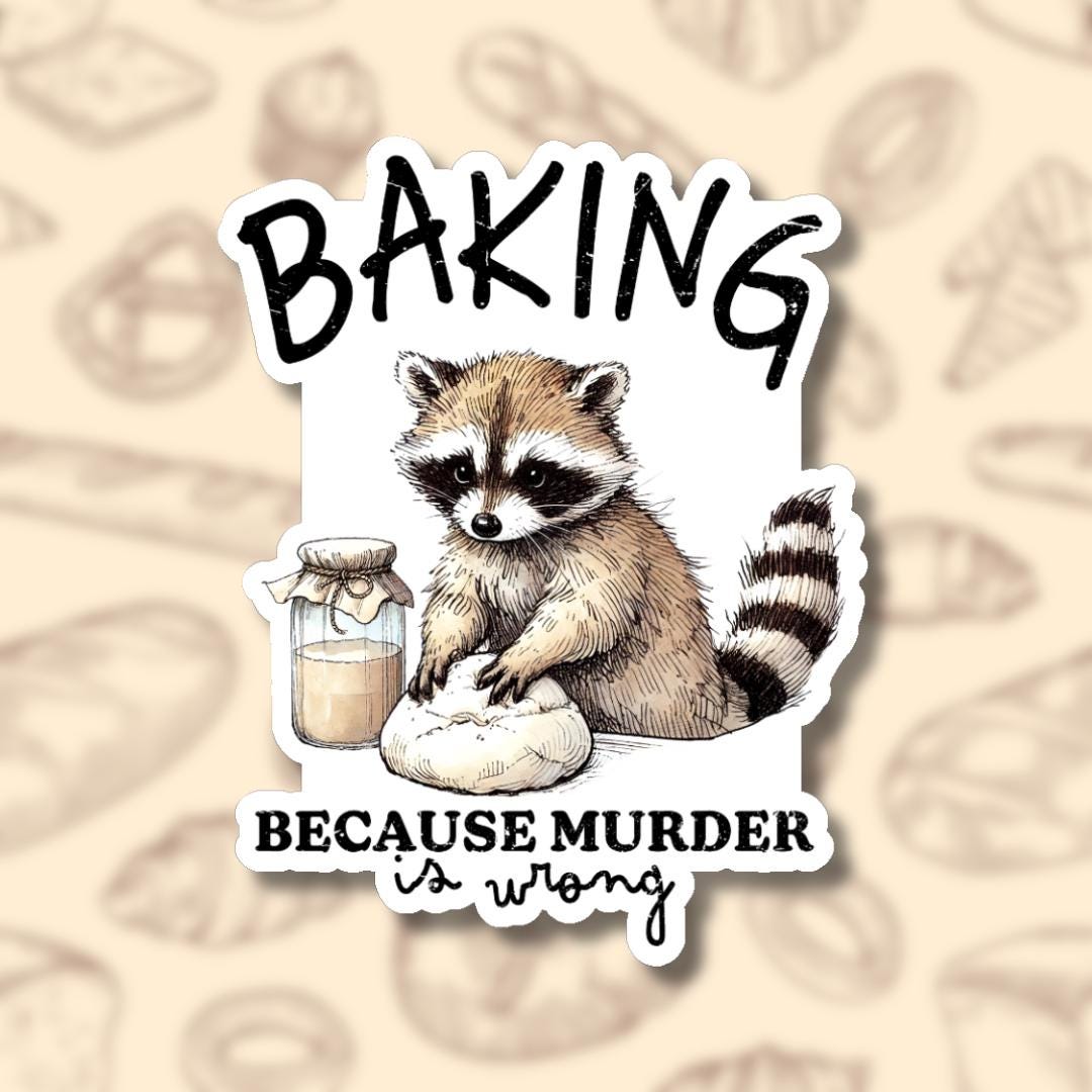 Baking Because Happy Mail Stickers, Small Business, Sticker Sheet ...