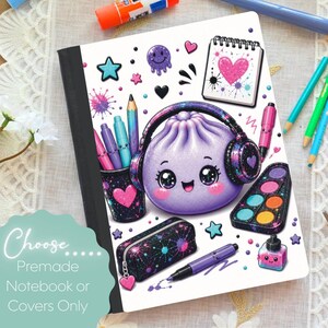 Art Dumpling Composition Notebook & Covers, School Supplies, Back to School Supplies, Customized Notebook
