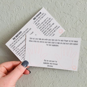 Red Aspen Dash Sizing Card mit Anweisungen, gedruckt, Red Aspen Dankeschön, Red Aspen Postkarte, Markenbotschafter, Danke für Ihre Bestellung