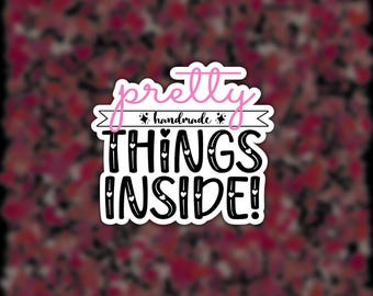 Pretty Things Happy Mail-stickers, verpakkingsmateriaal, schattig, cadeau, blije post, kleine bedrijven, Happy Mail-stickers, mooie dingen