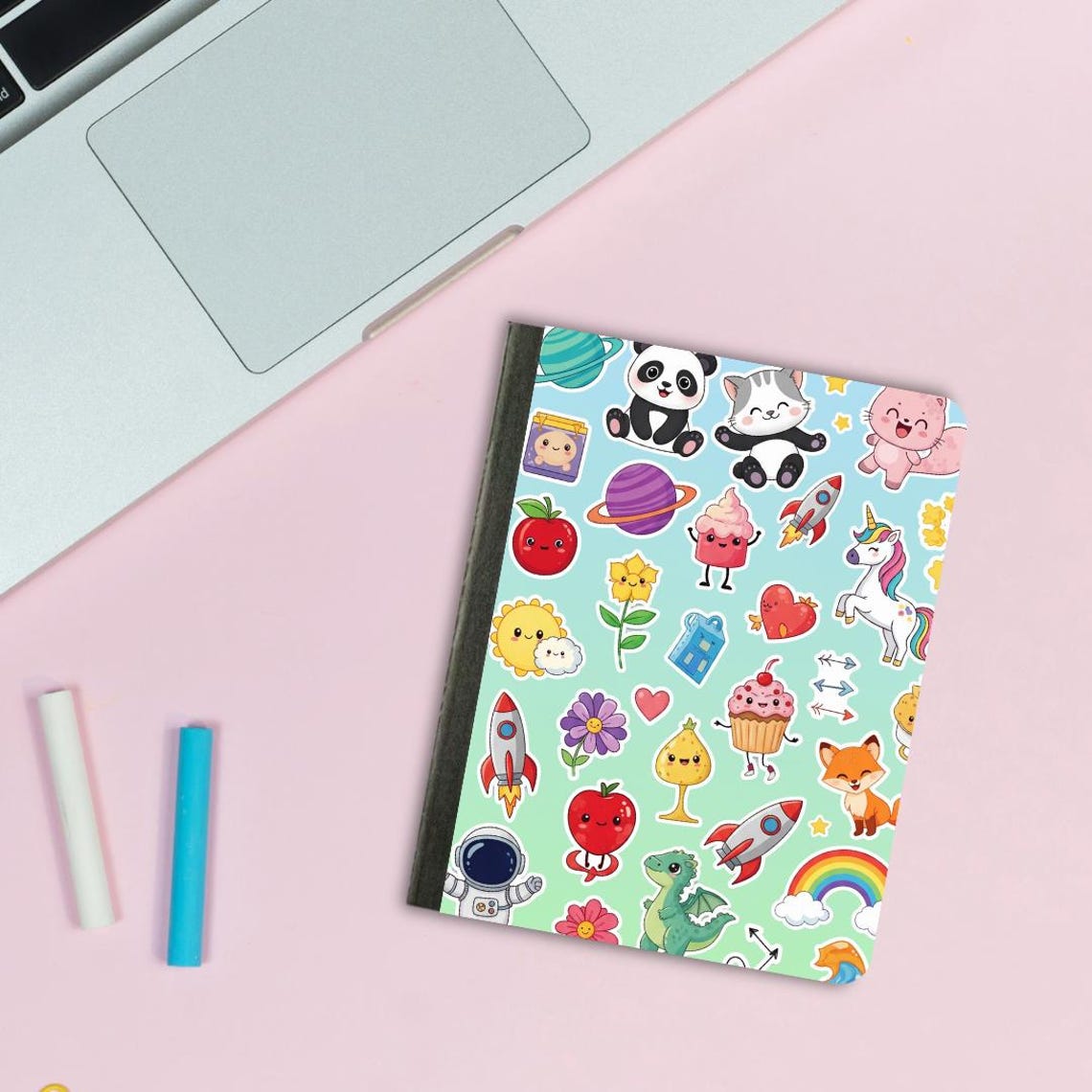 Sticker Mps Mini Note Stickers Mini Composition Notebook & Covers, School Supplies, Back to ...