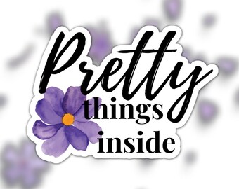 Pretty Things Inside Happy Mail-stickers, klein bedrijf, stickervel, verpakkingsmateriaal, cadeau, sticker Happy Mail, sticker, Pretty, Pretty Things