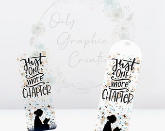 Just One More UV DTF Bookmark Decal, Bookmark, Book, Reading, Decal, Marker, Clear, Transfer, Wrap, Read, Chapter, Pages, Cute, Page