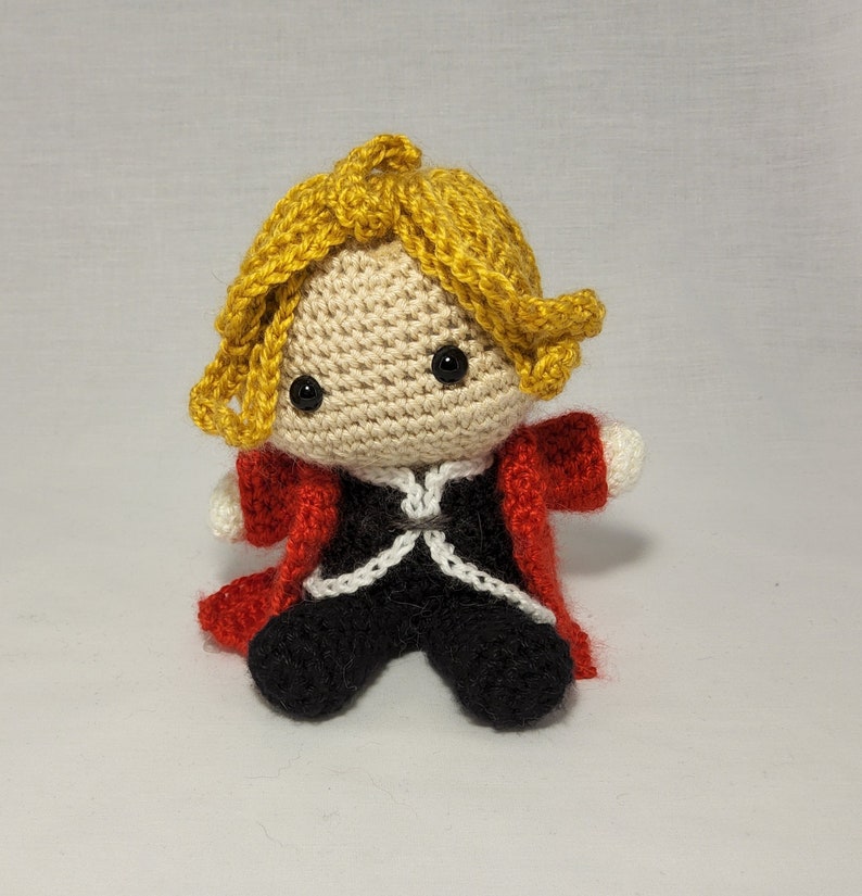 Edward Crochet Pattern - Fullmetal Alchemist image 1