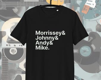 The Smiths Shirt | Band Members Tee | Morrissey Marr | Indie Rock Gift | Music Fan T-Shirt