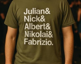 The Strokes Shirt | Band Members Tee | Julian Casablancas | Indie Rock Gift | Music Fan T-Shirt