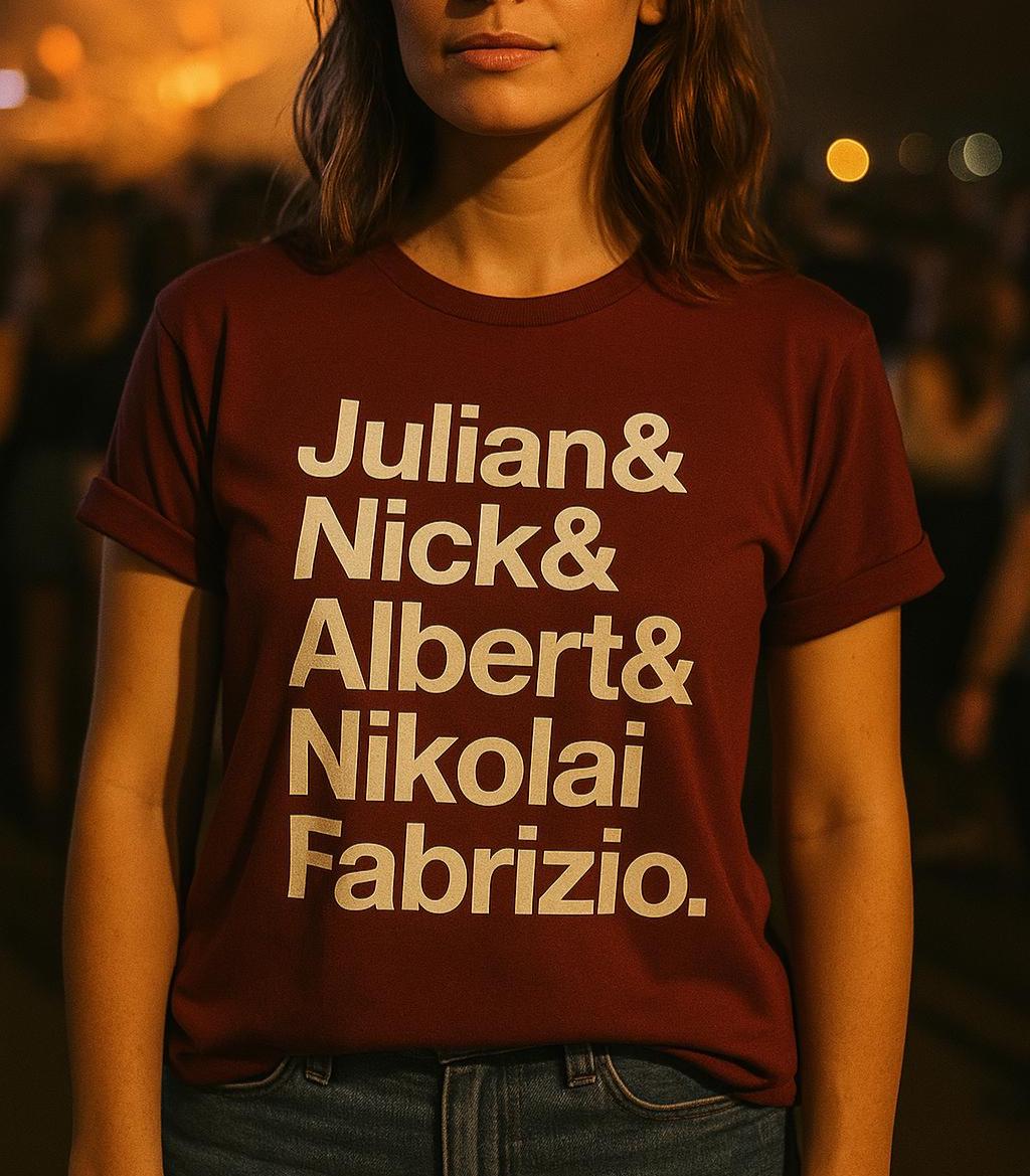 ザ・ストロークスTシャツ｜バンドメンバーTシャツ｜ジュリアン