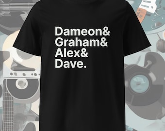 Camiseta de Blur / Camiseta de los miembros de la banda / Damon Albarn / Regalo Britpop / Camiseta para fans de la música
