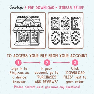 Stress Relief: Simple and Relaxing Coloring Book by Coco Wyo image 3