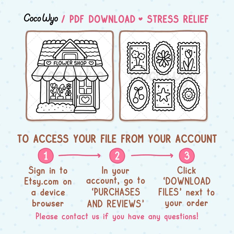 Stress Relief: Simple and Relaxing Coloring Book by Coco Wyo image 3