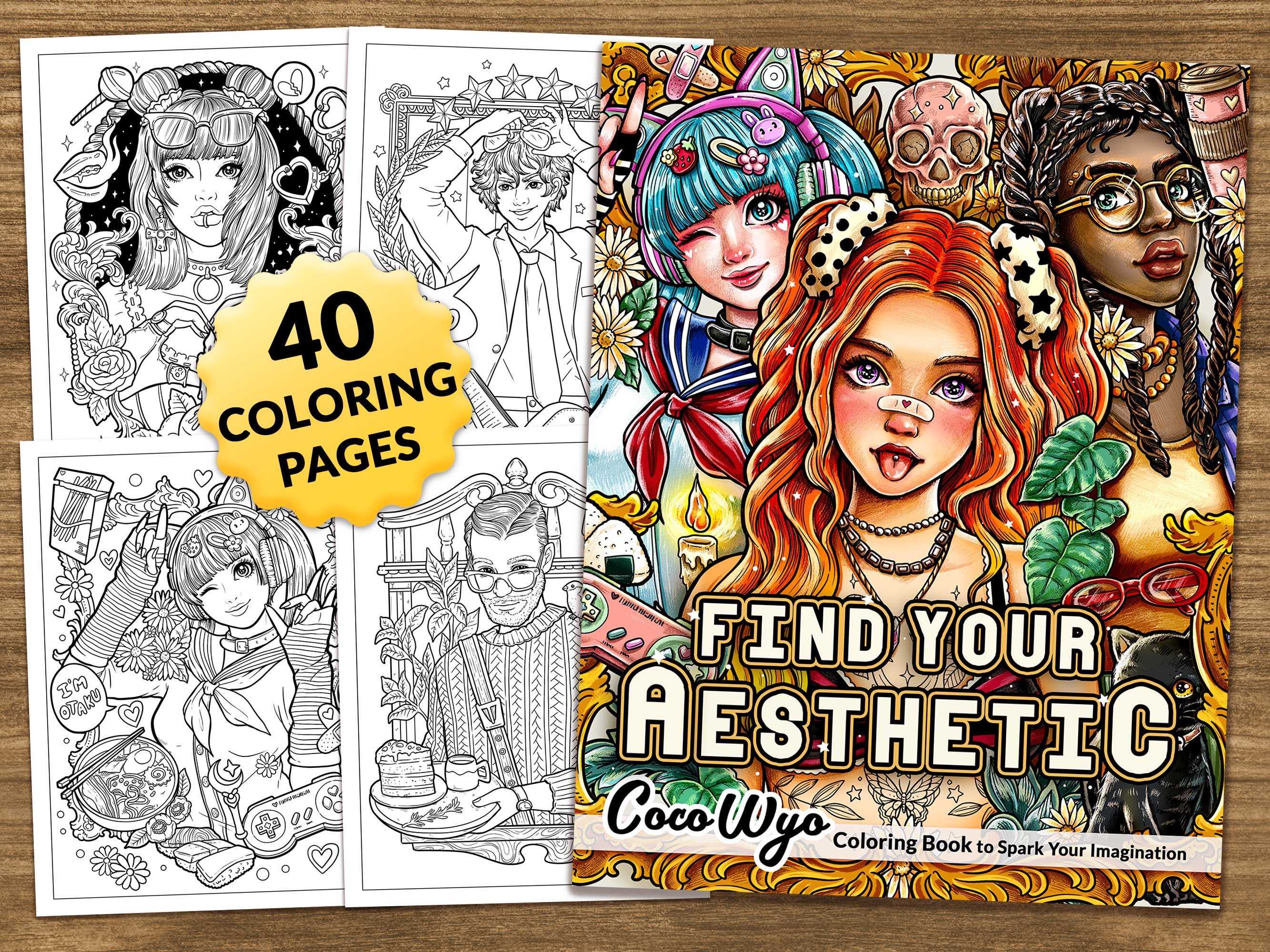 Super-Relaxing Adult Coloring Book: Single Sided Art - Easy To Color With  Gel Pens, Markers, Colored Pencils. Gift For Family And Friends (Paperback)