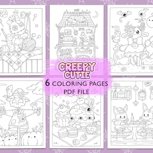 Creepy Cutie: Goth Kawaii Coloring Book by Coco Wyo