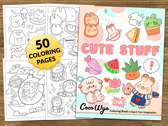 Cute Stuff: Kawaii Coloring Book by Coco Wyo 