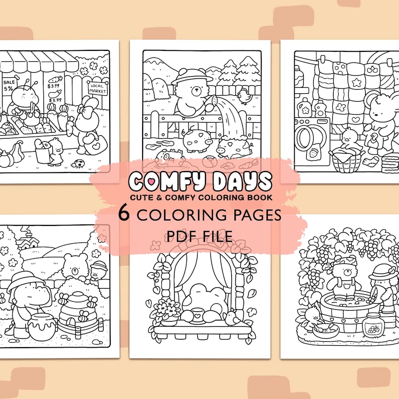 CocoWyoColoring - Etsy UK
