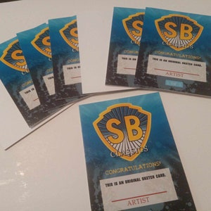 Clássico SHAW BROTHERS Kung-Fu Premium Artist Sketch Cartões colecionáveis em branco, Colecionador de cartões de esboço de karatê