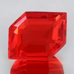 71.25 CT. Bigger Mozambique Ruby Gemstone, Fancy Faceted Pigeon Blood Red Ruby for Jewelry Loose Statement Gem for Ring &Pendant 26X21X16 MM