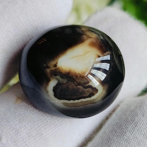 100% Natural Authentic Yemeni Aqeeq Agate Cabochon Oval 43 CT. Attractive Figure Handmade polished Gemstone yemeni Hakik Ring, wedding Gift