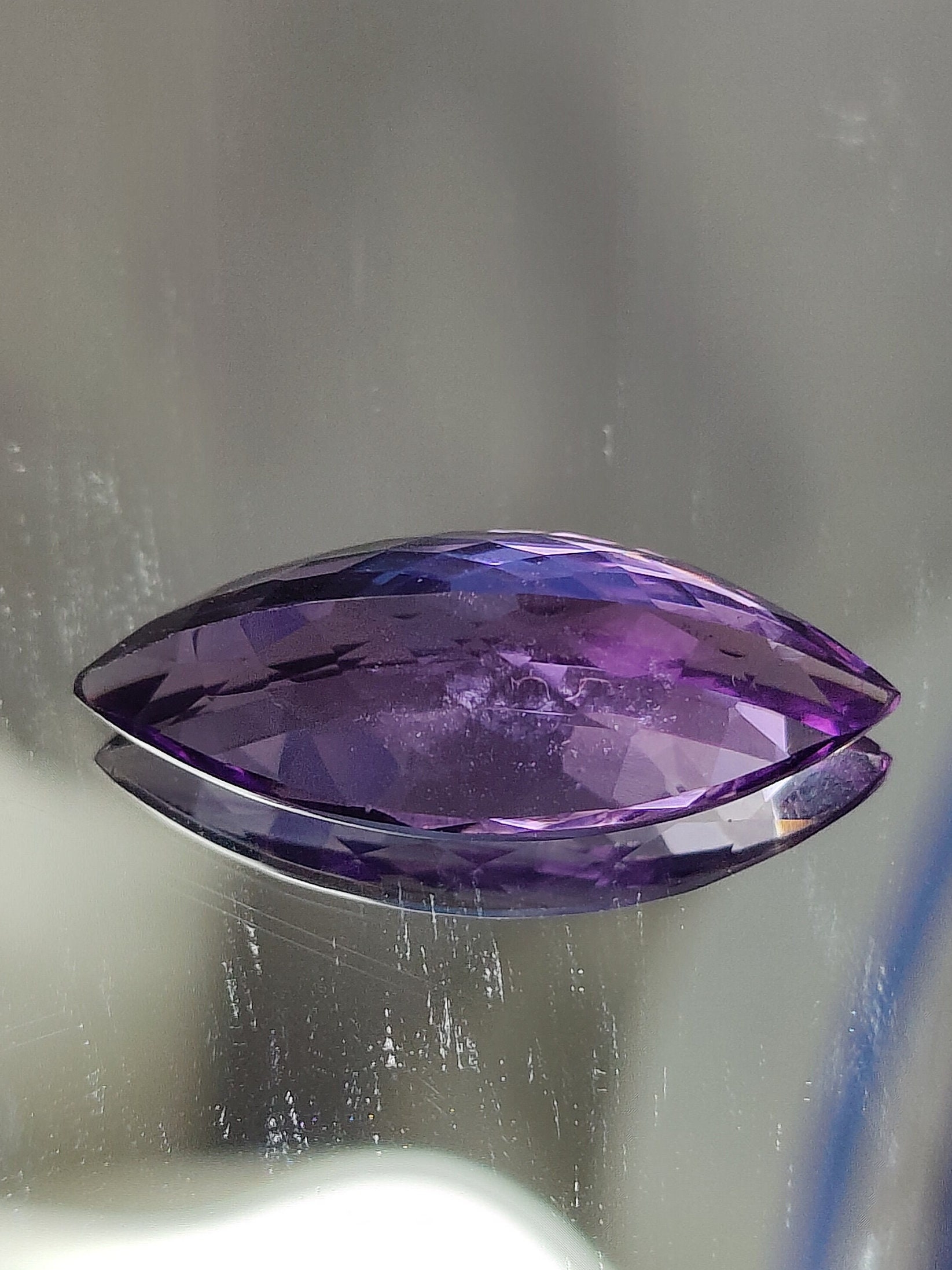 Amethyst Purple Raspberry Purple Amethyst Marquise Gemstone, Faceted 8.35 CT, Loose Ring Stone - Etsy