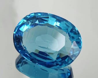 Oval Bluish Paraiba Tourmaline, 9.30 CT Brazilian Gemstone