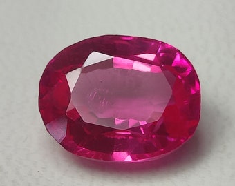 Big  12 CT. Certified Mozambique Red Ruby Oval Size 14X11 MM. Making for July BirthStone Jewellery...