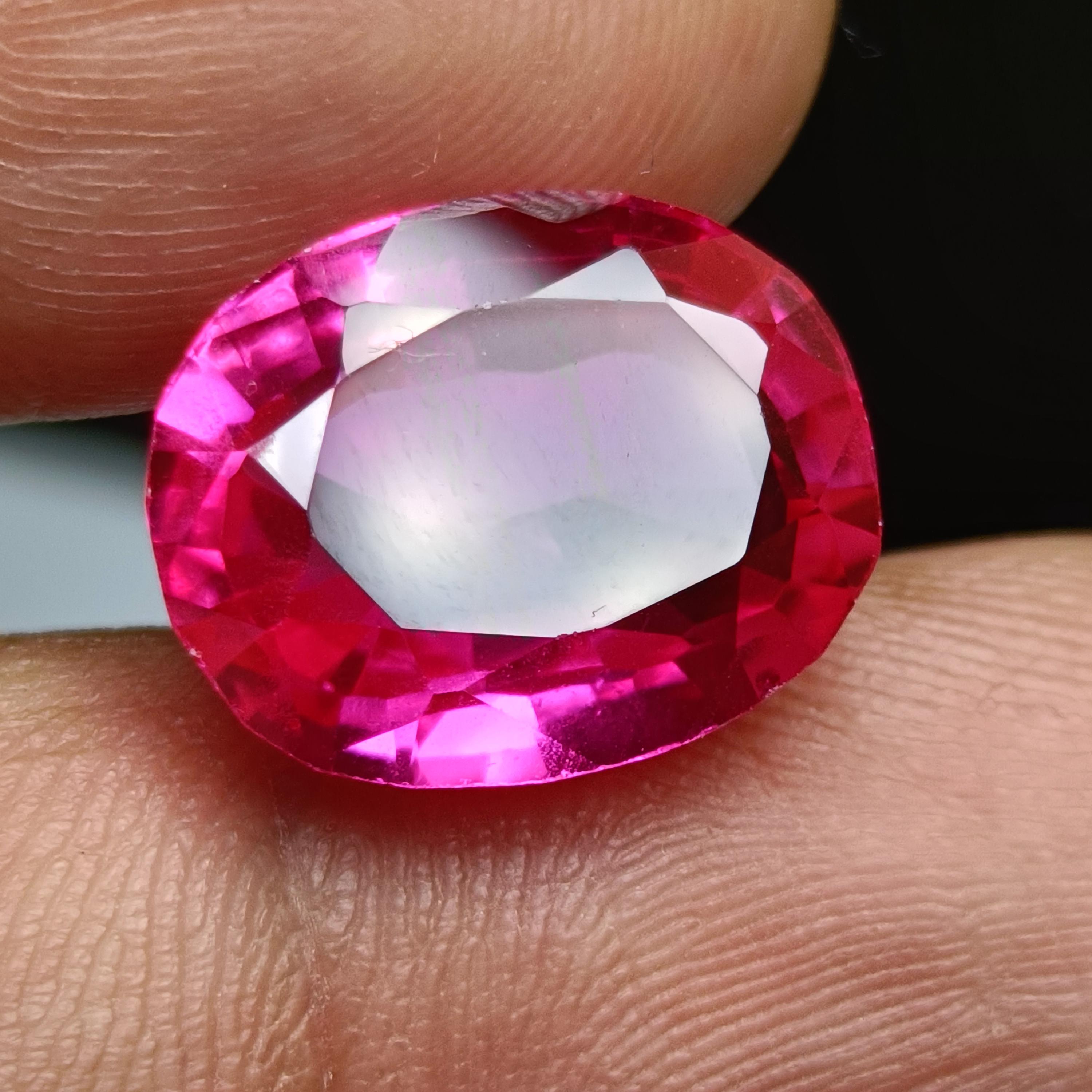 AAA pierre précieuse en vrac saphir rose de Ceylan naturel impeccable