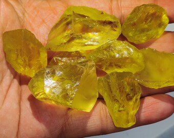435 CT AAA+ Natürlicher Lemon Quarz Kristall rau, Afrikanischer Herkunft