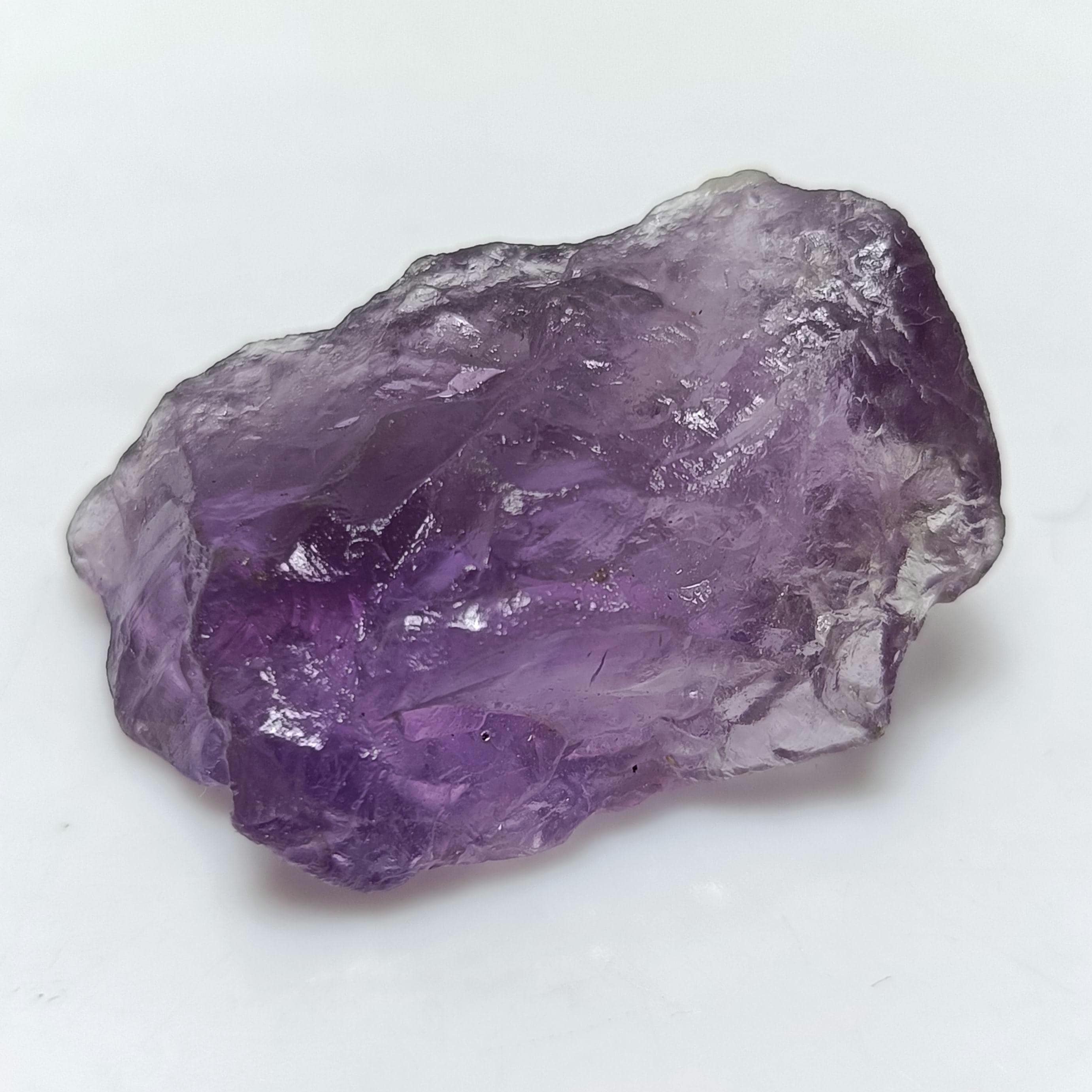 未加工アメジスト結晶 – 52.60カラット 紫色の鉱物標本 - Etsy 日本
