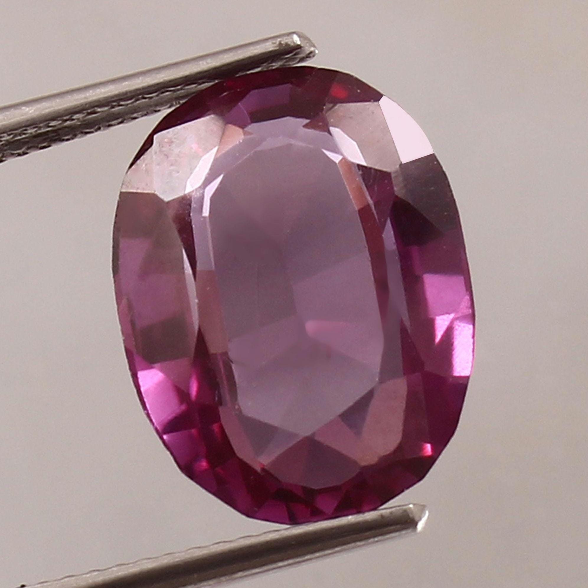 Alexandrite Naturelle 11x11 Mm Couleur Changeante - Rond, Loupe Propre, Cadeau Cabochon