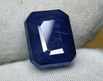 Sri Lanka Blue Sapphire Gemstone, Octagon Cut, 9.65 CT