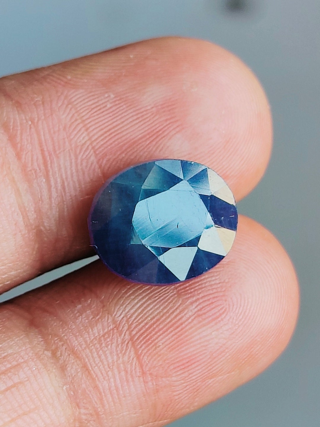 Madagascar Blue Sapphire Stone Oval Shape Size 12X9.80 Mm. AA+ Natural ...