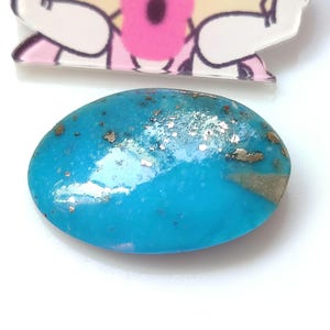 Arizona Türkis Cabochon, Vivid Blau Ovaler Edelstein (21 x 15 MM)