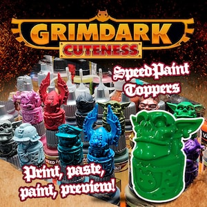 Grimdark Cuteness Speed paint Toppers