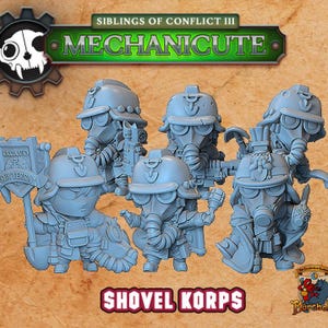 Grimdark Cuteness Death Korps of Krieg Shovel Korp