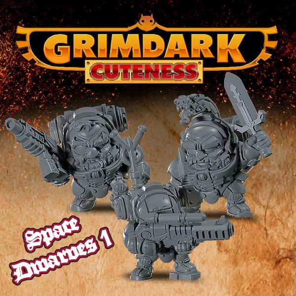 Grimdark Cuteness Space Dwarves