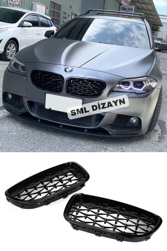 Front Grills for BMW F30 F31 F35 Diamond Style Gloss Black