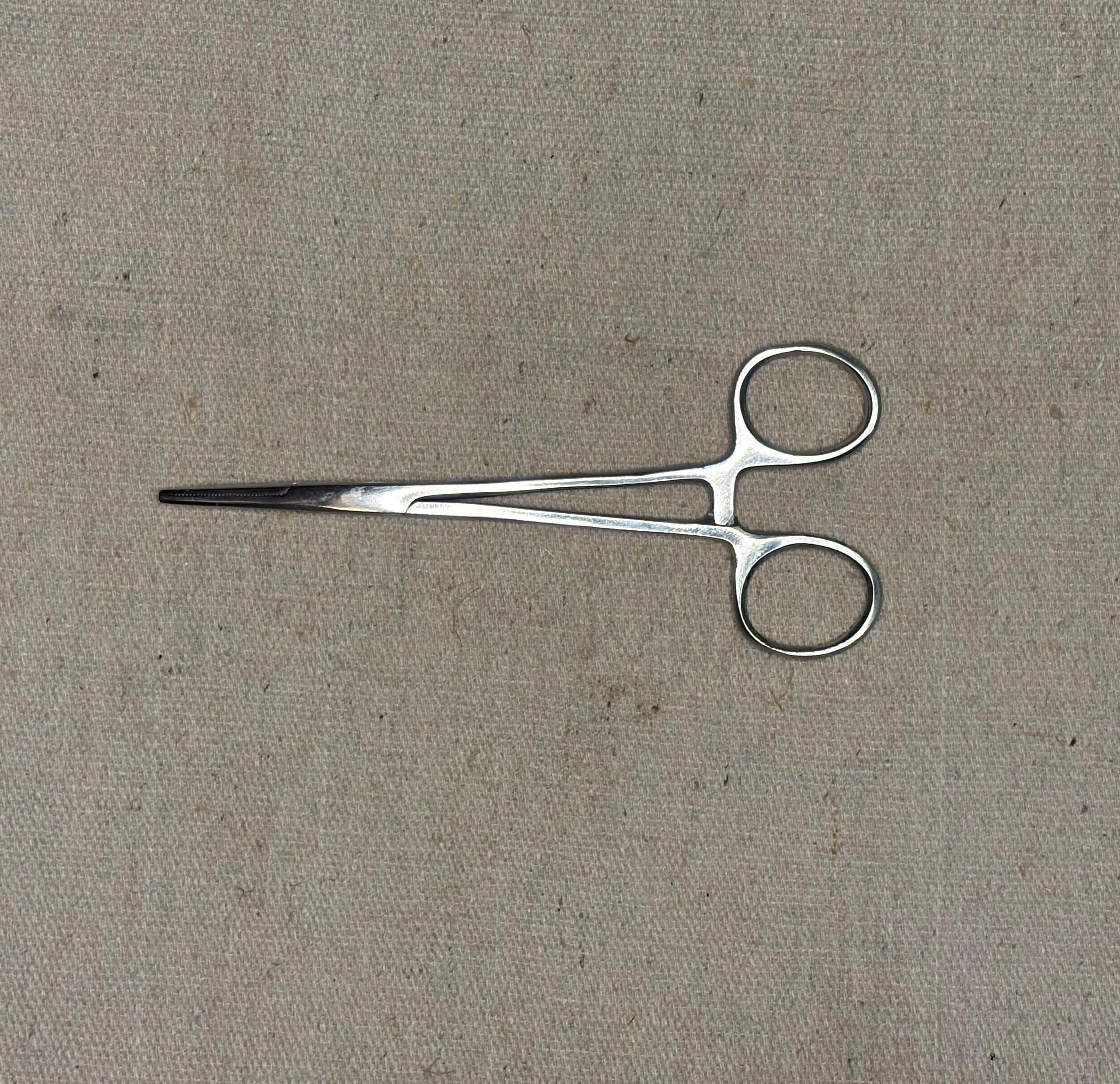 Juego De 6 Pinzas Hemostáticas Curvas/rectas - Para Electrónica, Pesca, Manualidades