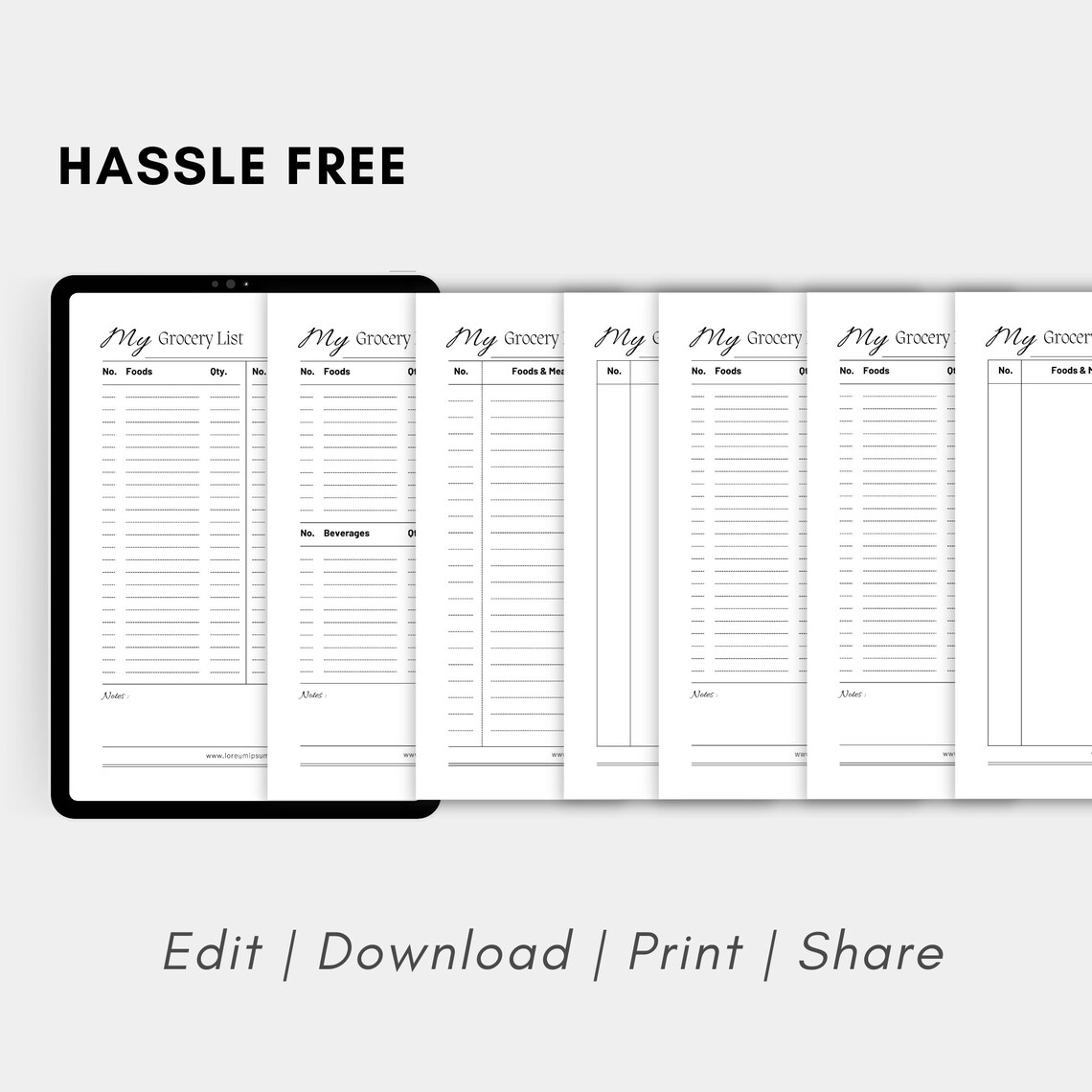 Grocery List Template Menu Planner Grocery Planner Shopping Etsy grocery-list-template-menu-planner-grocery-planner-shopping-etsy