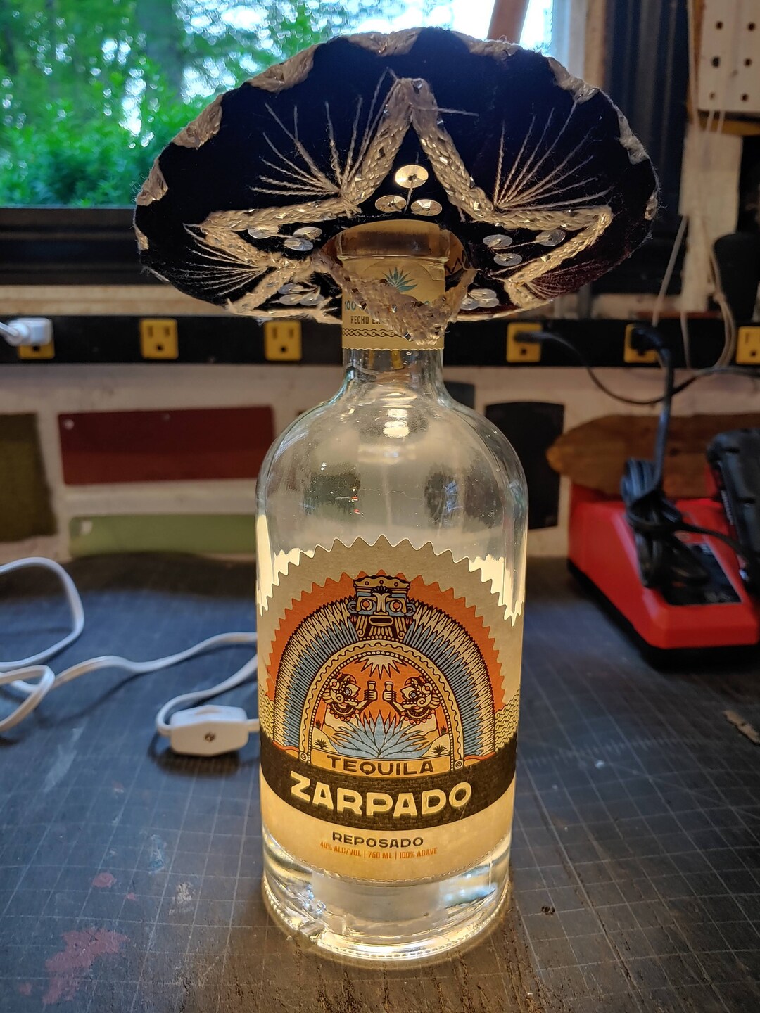 Tequila Bottle Lamp Etsy