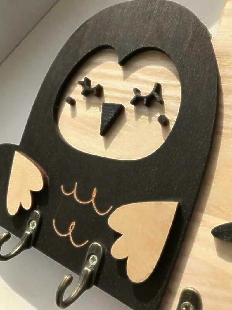 Wooden Key Holder - Etsy