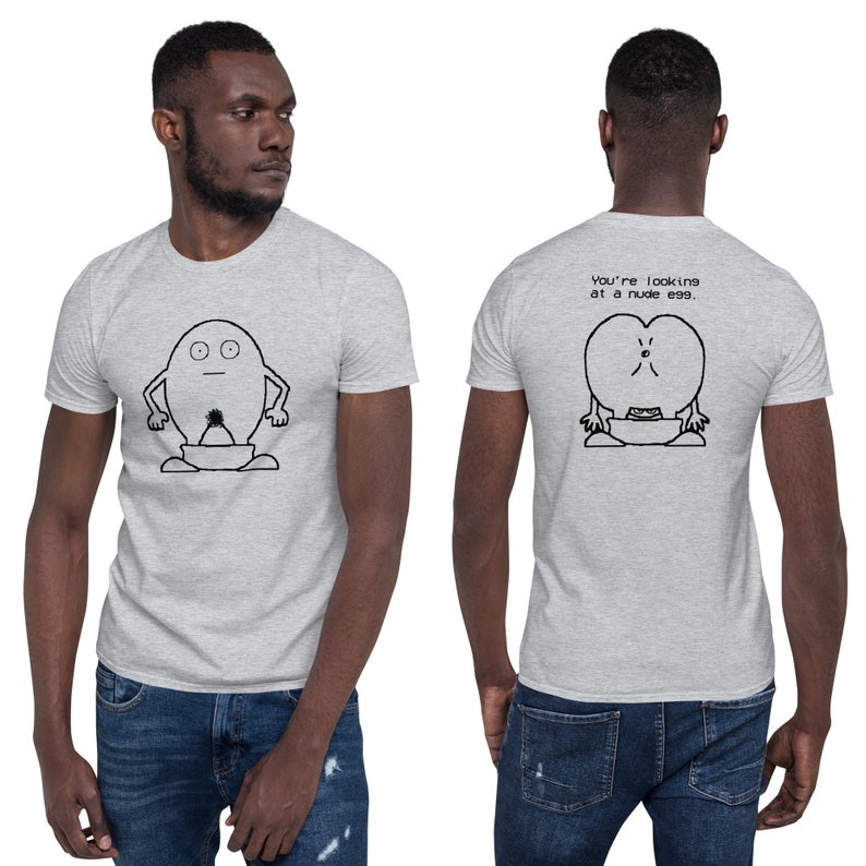 I Think You Should Leave Nude Egg Unisex Softstyle Tshirt Etsy