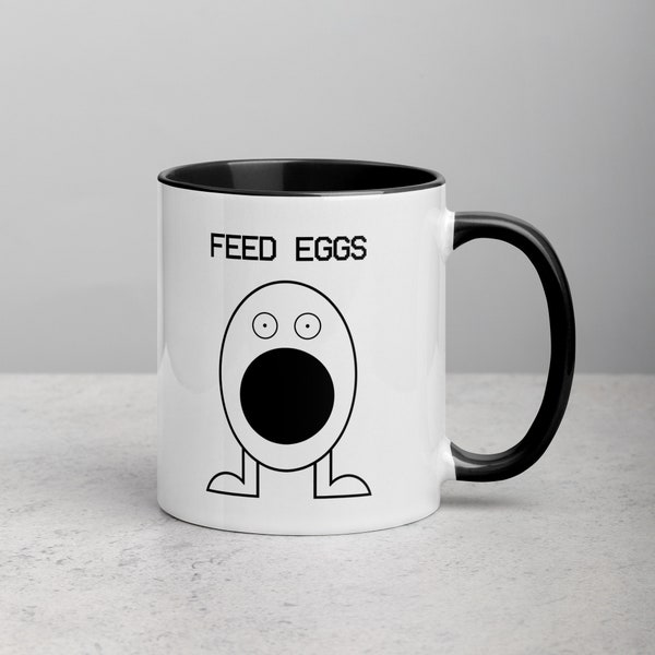 I Think You Should Leave Feed Eggs Ceramic Mug ITYSL