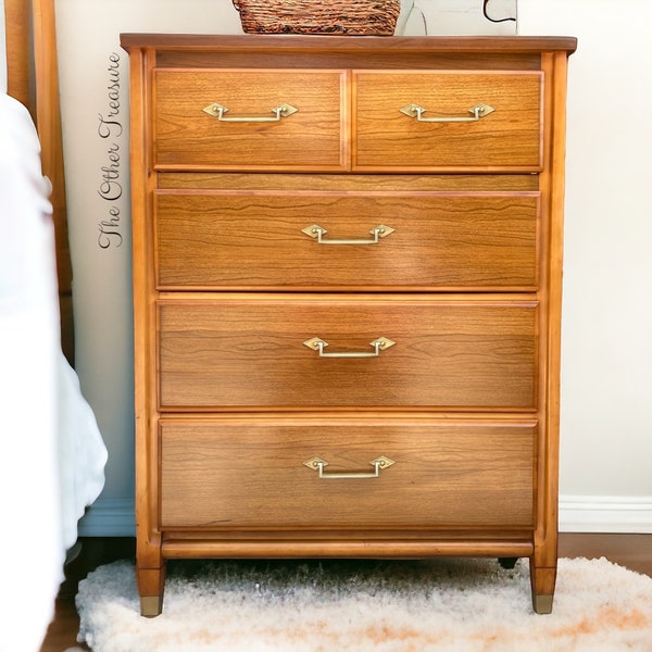 Mid-century regency dresser | chest of drawers